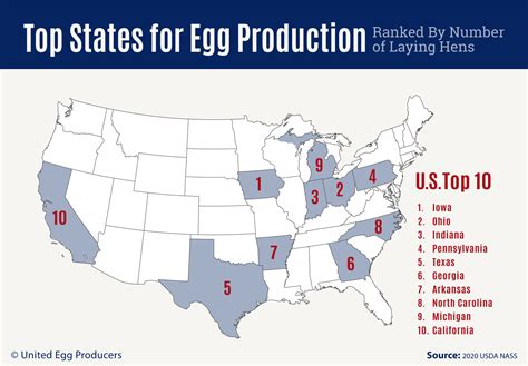 Us egg - The 2021 Top Egg Company Survey estimates that the 68 largest U.S. egg producers had 345.36 million hens housed on December 31, 2020, 3.08 million more than the 342.28 million hens reported in the 2020 survey.The Top Egg Company survey is conducted annually, and the results reported are composed of a combination of company-submitted …